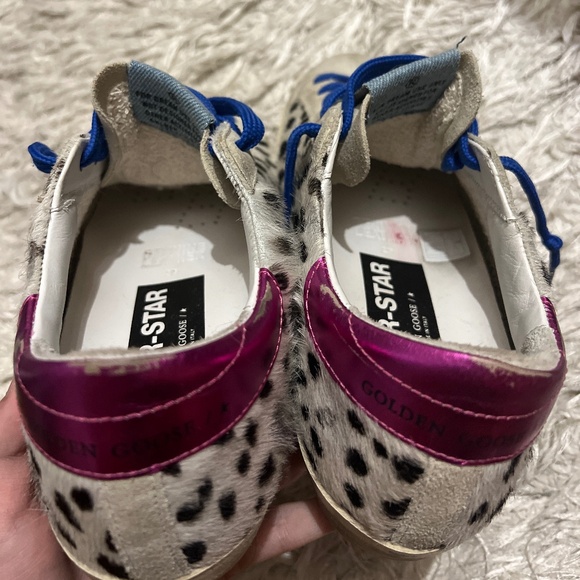 Golden Goose Super Star Leopard Print Sneakers - Picture 6 of 7